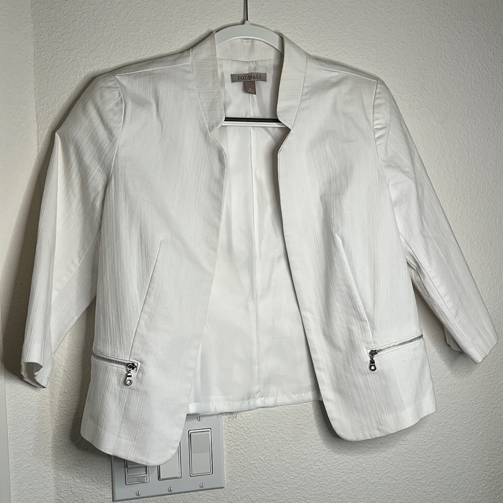 Vintage Size M white blazer